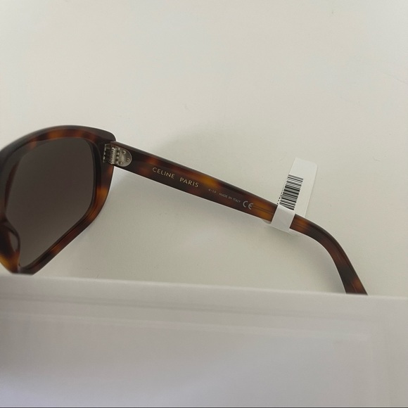 New Celine 60mm Square / Rectangle Sunglasses Comes With Case, Box & Cloth - Picture 10 of 15